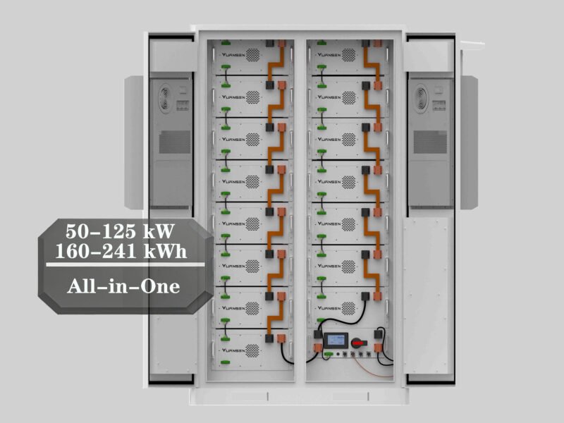 50-125kW 160-241kWh All-in-One Outdoor Battery Cabinet
