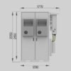 Energy Storage Solution 50-125kW 160-241kWh All-in-One Outdoor Battery Cabinet
