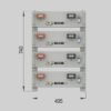 51.2V 100Ah Stack Low Voltage Lithium Battery