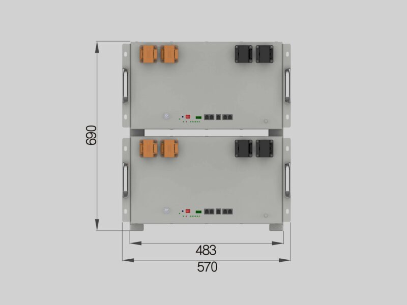 51.2V 314Ah Stack Low Voltage Lithium Battery
