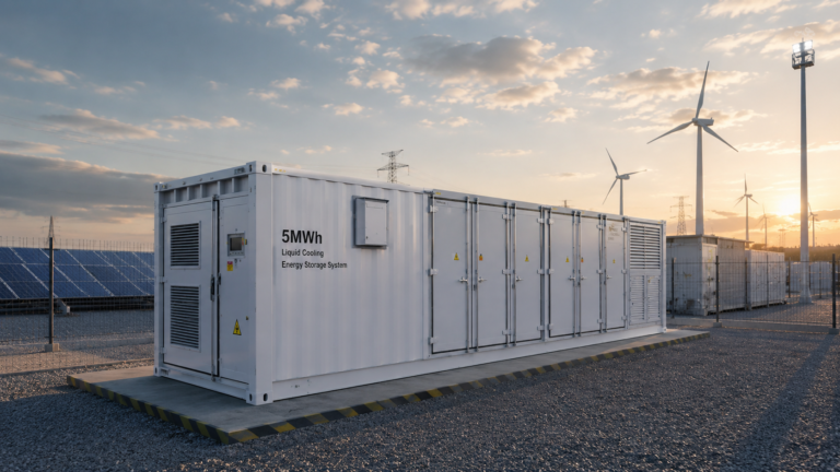 Vansenergy 5MWh+ liquid-cooled BESS container containerized energy storage system for utility-scale project