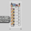 51.2V 100Ah Stack High Voltage Lithium Battery