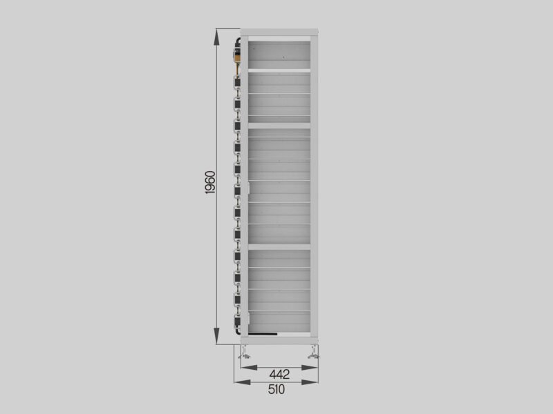 51.2V 100Ah Stack High Voltage Lithium Battery