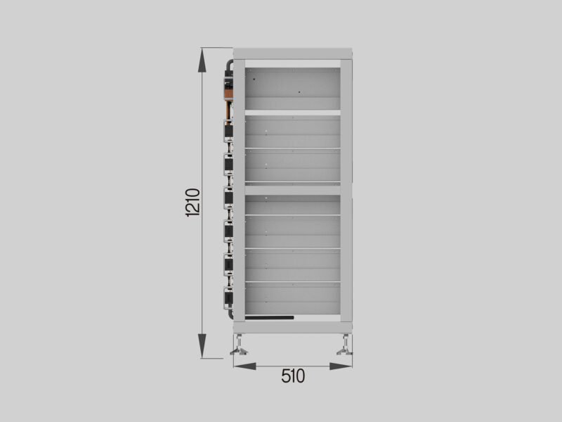 51.2V 100Ah Stack High Voltage Lithium Battery