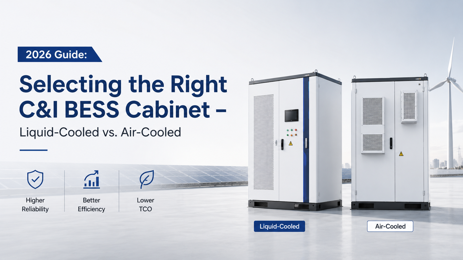 Vansenergy all-in-one C&I BESS cabinets featuring both liquid-cooled and air-cooled thermal management for commercial energy storage